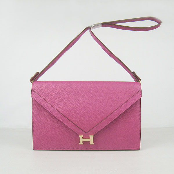 Hermes Message Bag Peach With Gold Hardware